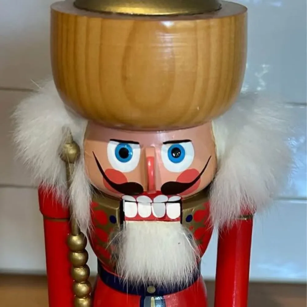 Vtg. German Soldier Nutcracker 10.5